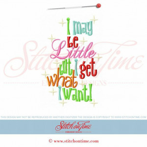 6096 Sayings : I May Be Little ... 5x7