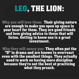 Leo Zodiac Quotes For Face