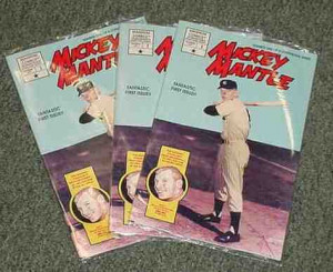 MICKEY MANTLE - 1991 COMIC BOOK #1 - Lot of (10) 'Fantastic 1st Issue ...
