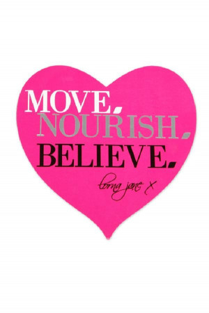 Move Nourish Believe Sticker - Lorna Jane