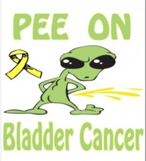 Pee on bladder cancer
