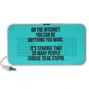 Internet People Acting Stupid Funny Comments Humor iPod Speaker