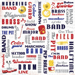 Karen Foster Music Marching Band Collage