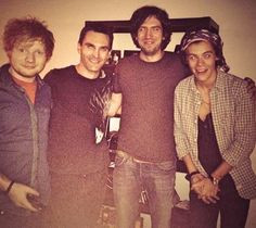 Harry Styles and Ed Sheeran!! More