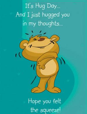 Happy Hug day 2014 Greetings , quotes and Pictures