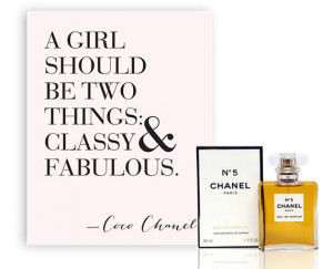 & fabulous - coco chanel printable quote, chanel print ,chanel quote ...