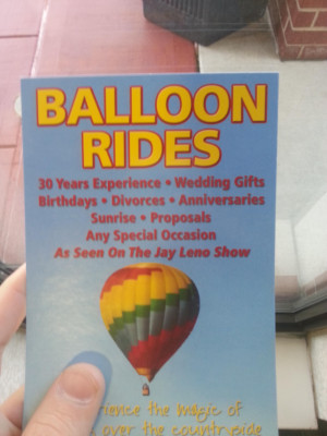 Funny Divorce: Ad Suggests Renting A Hot Air Balloon For Divorce ...