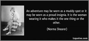 wearing it who makes it the one thing or the other Norma Shearer