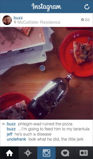 If Buzz From “Home Alone” Had Instagram