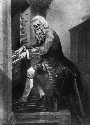 Funny photos funny Chewbacca playing piano Bach