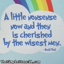 little nonsense now and then