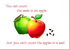 Inspirational Printables: {Be You & Apple/Seed}
