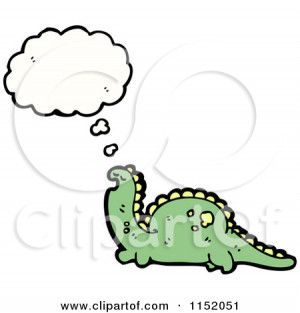 Cartoon Little Funny Dinosaur