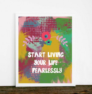 ... Quote Art - Framed Wall Art - Mixed Media - Collage - Colorful Art