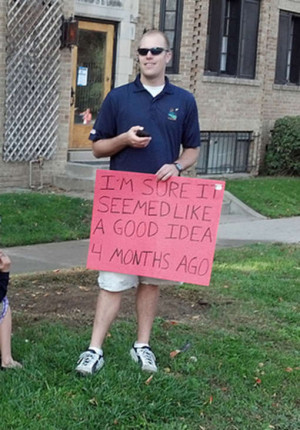 25 Funniest Running Signs At A Race: #24. I'm sure it seemed like a ...