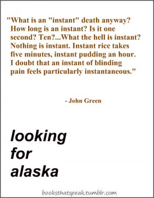Looking for Alaska, by John Green