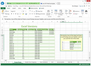 stock quotes freeze panes in excel 2013 freeze panes and splits image ...