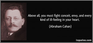 all-you-must-fight-conceit-envy-and-every-kind-of-ill-feeling-in-your ...