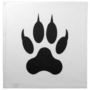 Tiger Paw Print Printed...