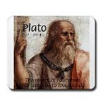 Plato: Ancient Greek Philosopher: Love, Beauty, Education Mousepad