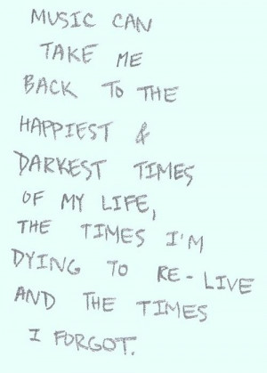 Music helps you survive