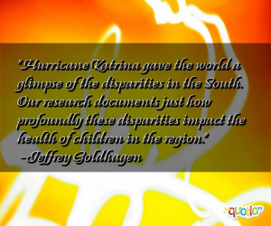 Hurricane Katrina gave the world a glimpse