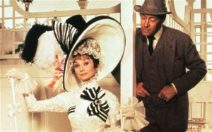 ... and Rex Harrison as Eliza and Professor Higgins in My Fair Lady