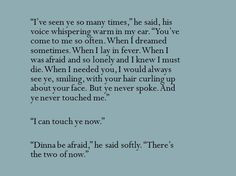 ve seen ye so many times,