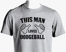 Dodgeball Shirt-Loves Dodgeball T Shirt Gift