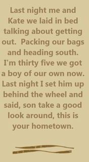 Bruce Springsteen - My Hometown - song lyrics, song quotes, songs ...