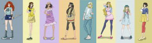 Hipster Disney Princesses II by mayanna