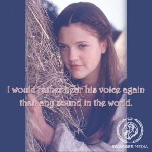 Ever After, 1998. Drew Barrymore. #film #quote