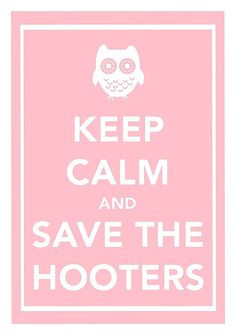 Owls LOVE hooters!