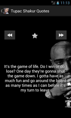 View bigger - Tupac Shakur Best Quotes for Android screenshot