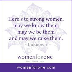 ... other women in the same position, and to help women be empowered so