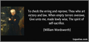 To check the erring and reprove; Thou who art victory and law, When ...