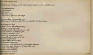 CATHOLIC PRAYER BOOK - screenshot