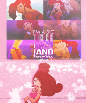If I was a Disney Character I'd be Meg..Sarcastic and always putting ...