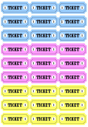 Free Printable Tickets, Ticket Printables, Plays Ticket, Free Ticket ...