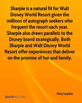 Rory Leyden - Sharpie is a natural fit for Walt Disney World Resort ...