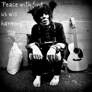 ... never shout christofer drew ingle peace song quotes picture