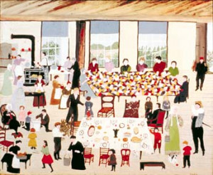 Private collection; ©2001 Grandma Moses Properties Co., New York]