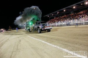 Dodge Ram Dually Pulling Sled