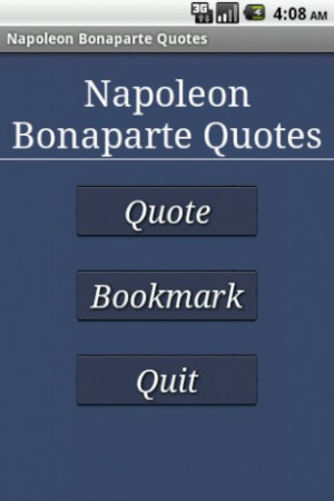 View bigger - Napoleon Bonaparte Quotes for Android screenshot