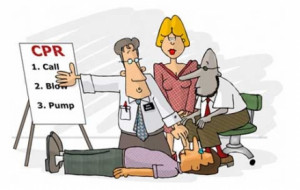 Quick Guide of Steps CPR: (Click on Topic for Information)