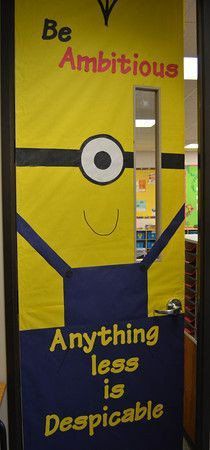 Minion door. Change to say reading. Anything else is despicable.