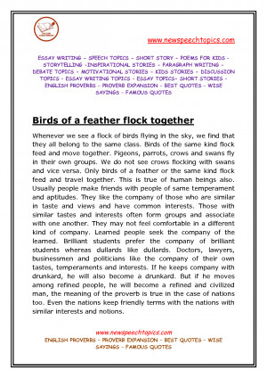 English-proverbs-Best-Quotes-Sayings-Birds-of-a-feather-flock-together ...