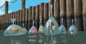 The Tank Gang after their escape in Finding Nemo