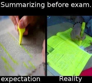Highlighting expectation vs. reality