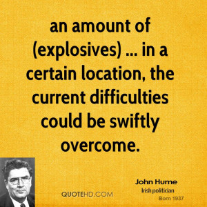 an amount of (explosives) ... in a certain location, the current ...